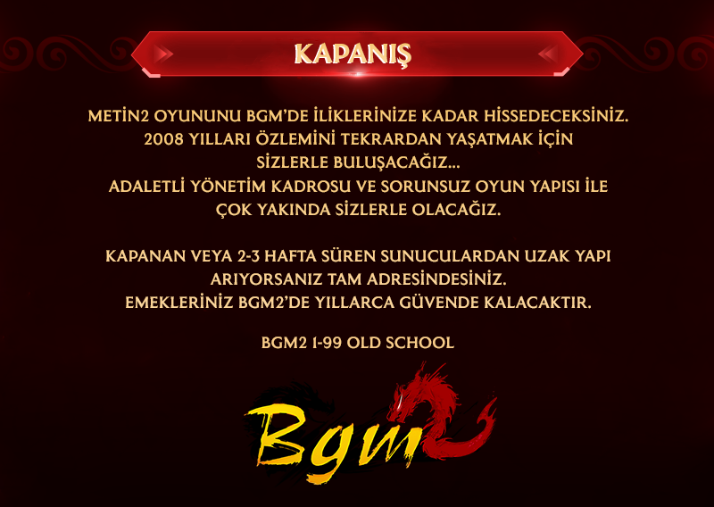 Bgm2, Bgm2 pvp, Bgm2 oyna, Bgm2 kayit, Bgm2 tanitim, metin2 pvp, metin2 pvp server, metin2 pvp serverler